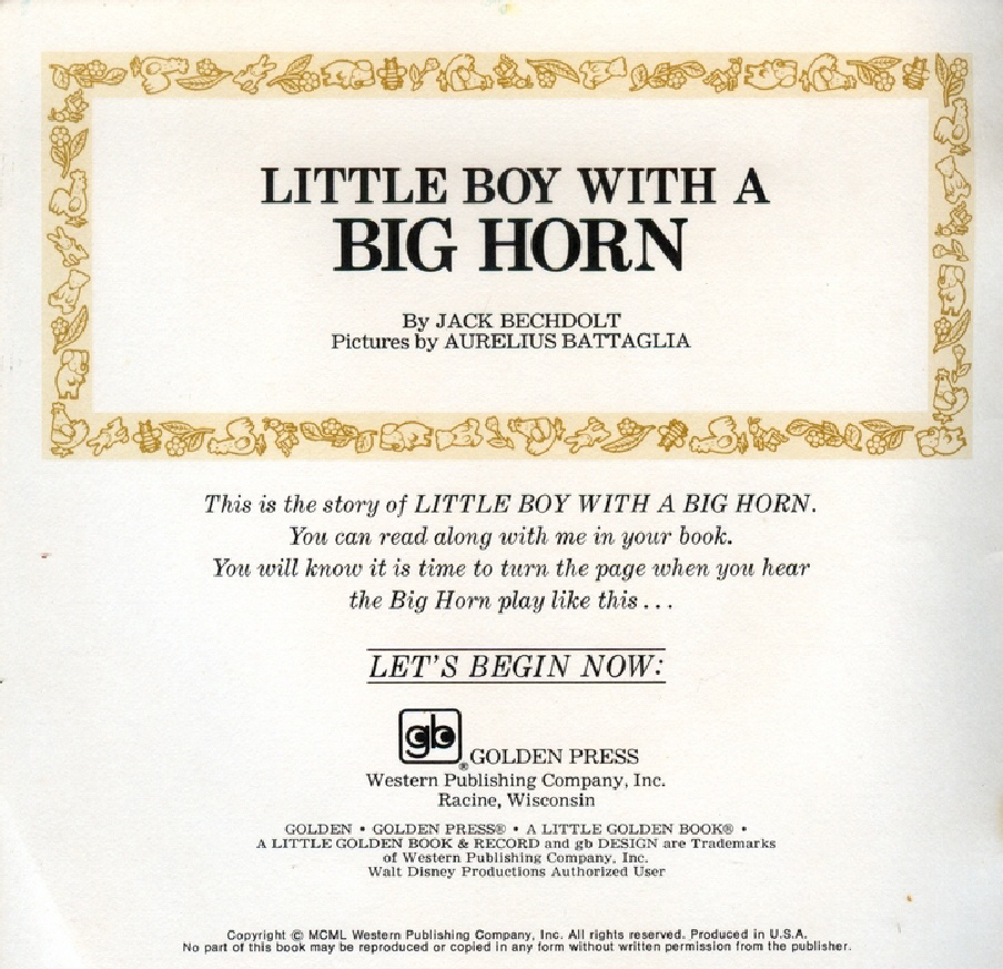 Little Boy with a Big Horn (02),绘本,绘本故事,绘本阅读,故事书,童书,图画书,课外阅读